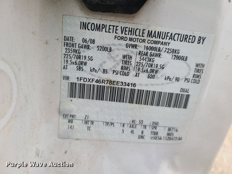 image for item HM9785 2008 Ford F450 Super Duty  flatbed truck