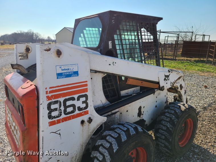 image for item HM9816 1998 Bobcat 863  skid steer loader