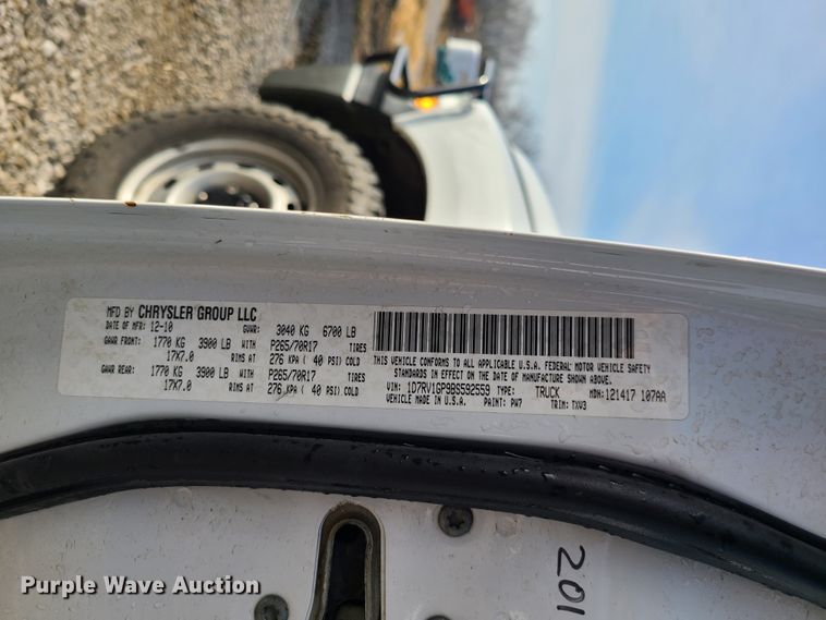 image for item HM9828 2011 Dodge Ram 1500  Quad Cab pickup truck