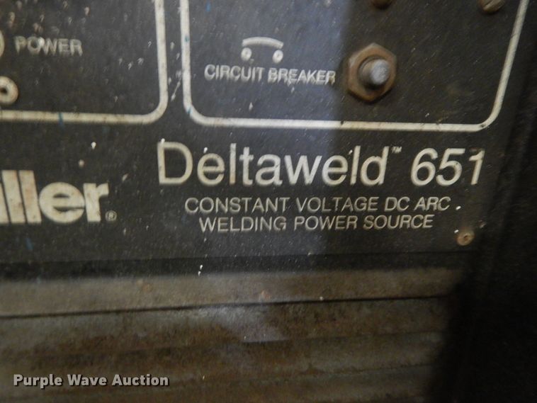 image for item HP9002 Miller Deltaweld 651 welder