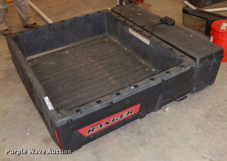 image for item HP9067 2010 Polaris Ranger dump bed and toolbox