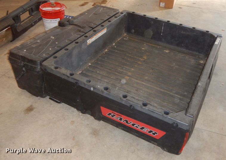 image for item HP9067 2010 Polaris Ranger dump bed and toolbox