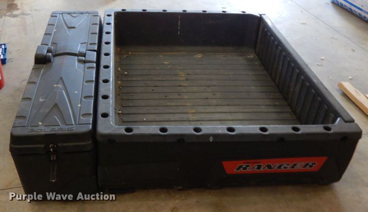 image for item HP9067 2010 Polaris Ranger dump bed and toolbox