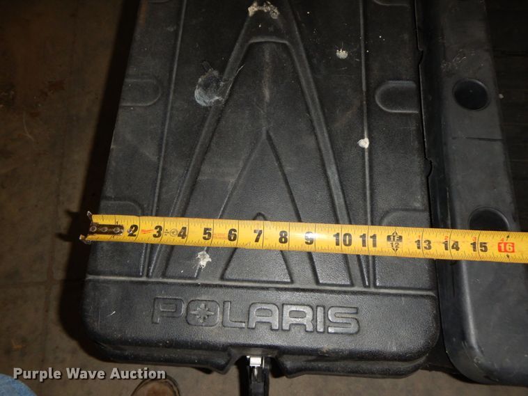 image for item HP9067 2010 Polaris Ranger dump bed and toolbox