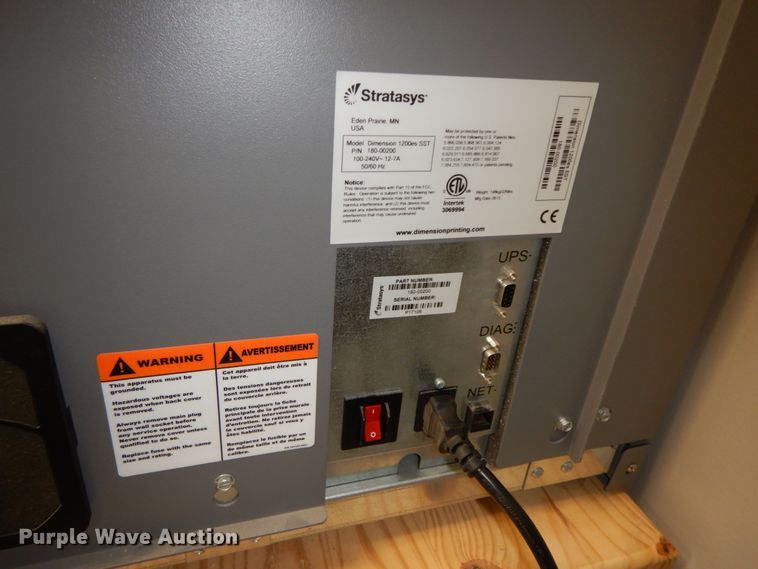 image for item HP9070 Stratasys Dimension SST 1200 ES 3D printer