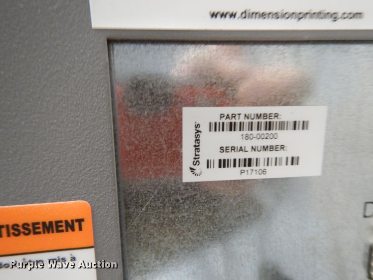 image for item HP9070 Stratasys Dimension SST 1200 ES 3D printer