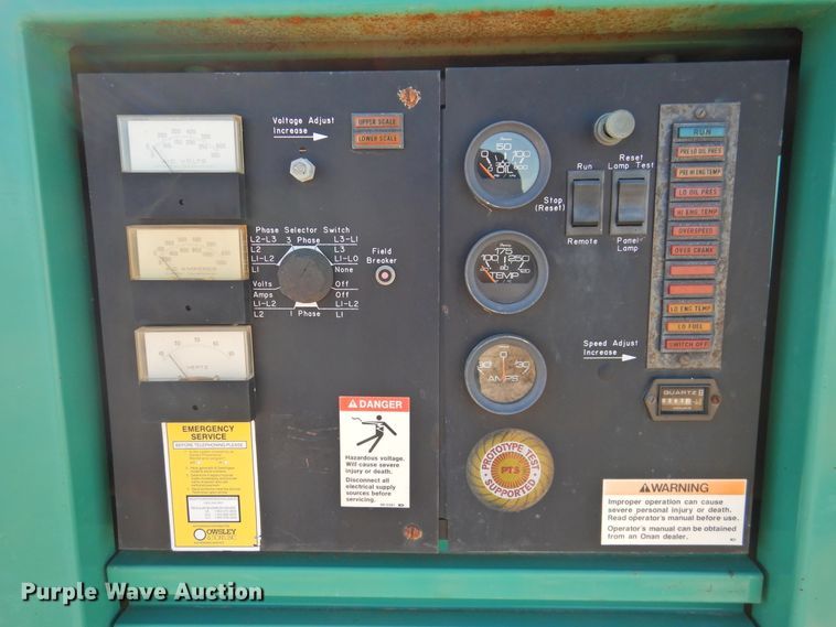 image for item HU9673 1988 Onan  generator