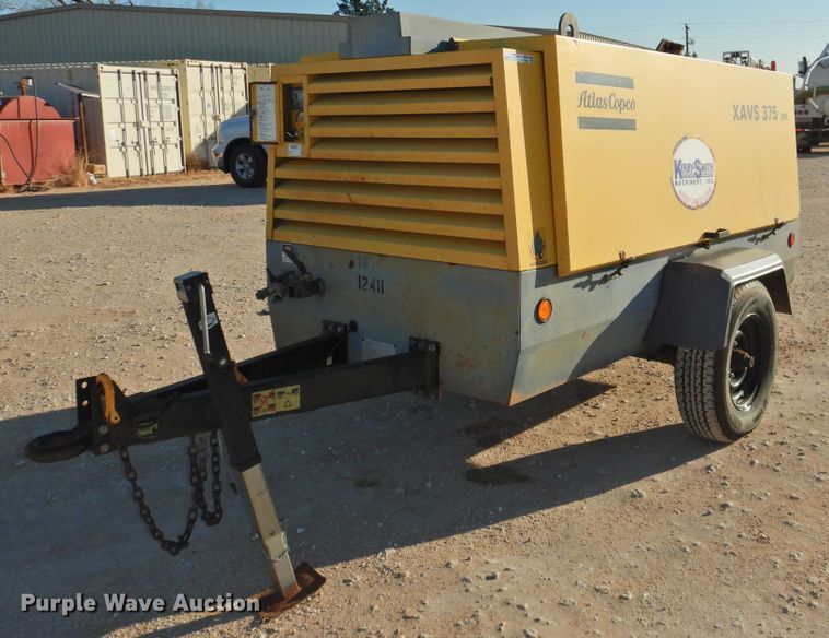 image for item HU9693 2010 Atlas Copco XAVS375JD6  air compressor