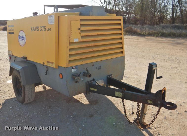 image for item HU9693 2010 Atlas Copco XAVS375JD6  air compressor