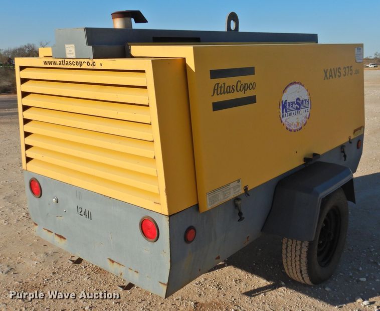 image for item HU9693 2010 Atlas Copco XAVS375JD6  air compressor