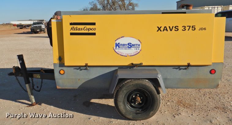 image for item HU9693 2010 Atlas Copco XAVS375JD6  air compressor