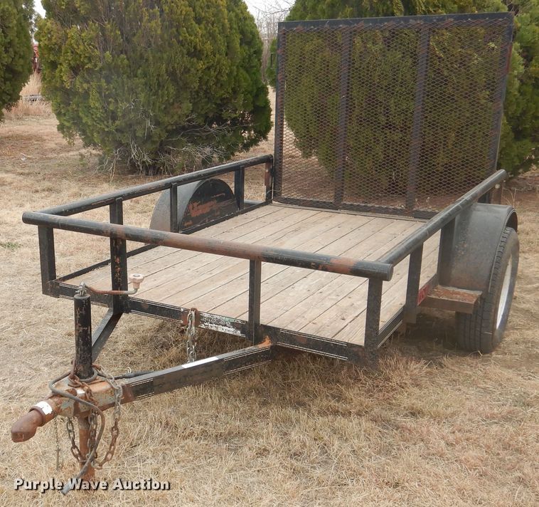 image for item HU9717 Shop built utility trailer