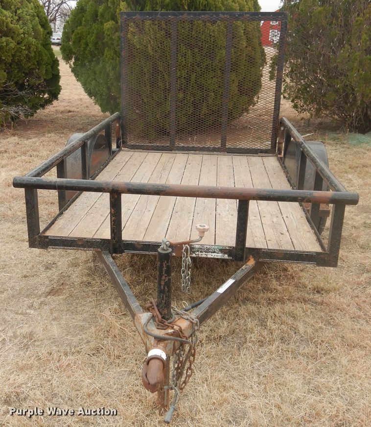 image for item HU9717 Shop built utility trailer