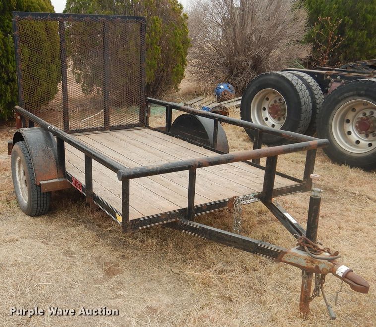 image for item HU9717 Shop built utility trailer
