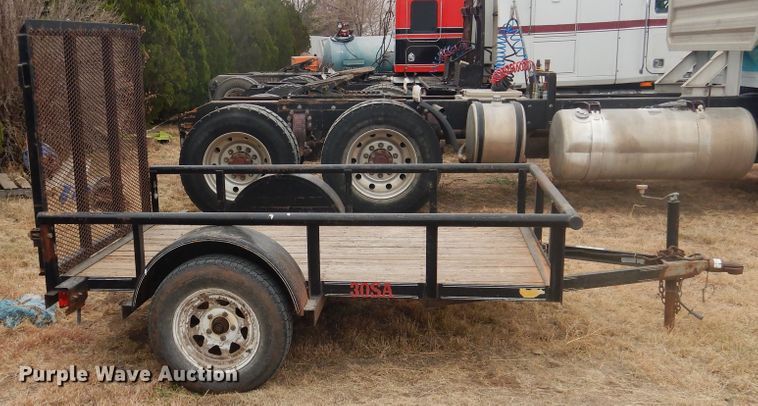 image for item HU9717 Shop built utility trailer