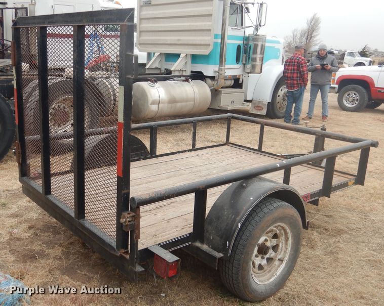 image for item HU9717 Shop built utility trailer