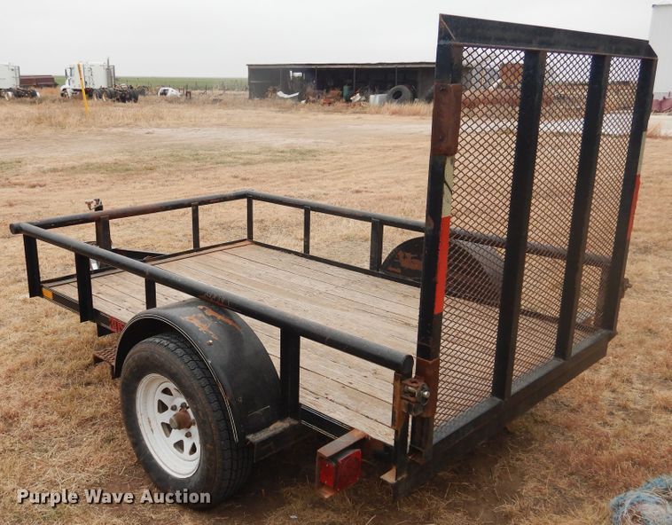 image for item HU9717 Shop built utility trailer