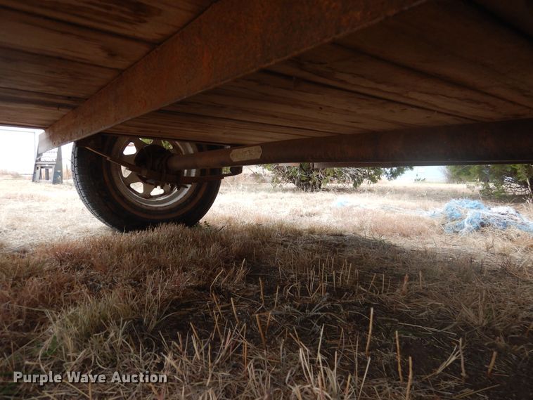 image for item HU9717 Shop built utility trailer