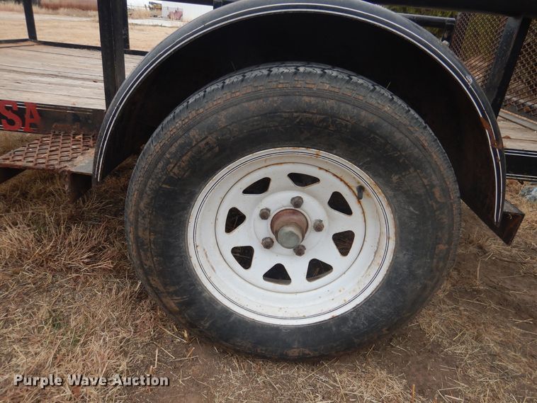 image for item HU9717 Shop built utility trailer