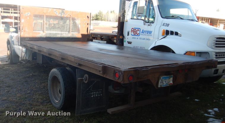 image for item HU9817 2005 Ford F450 Super Duty  dump flatbed truck