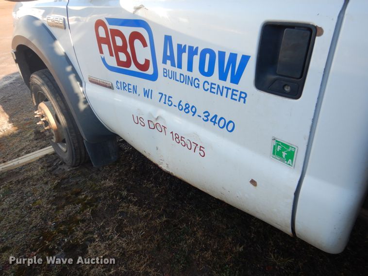 image for item HU9817 2005 Ford F450 Super Duty  dump flatbed truck