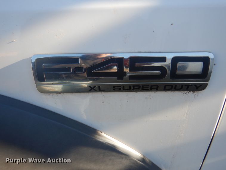 image for item HU9817 2005 Ford F450 Super Duty  dump flatbed truck