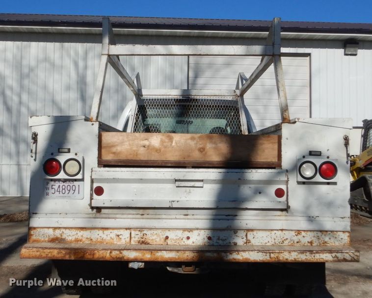 image for item HU9865 2008 Ford F550 Super Duty  Crew Cab utility truck