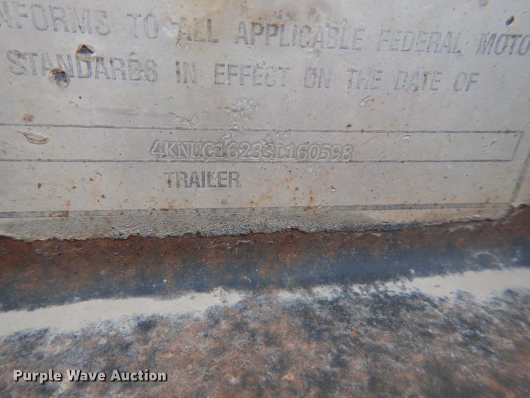 image for item HV9541 2003 Contrail C10 equipment trailer