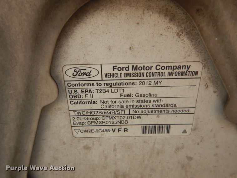 image for item HV9547 2012 Ford Transit Connect  van