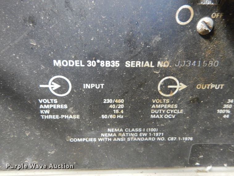 image for item HV9555 Tafa 30-8B35 arc spray machine