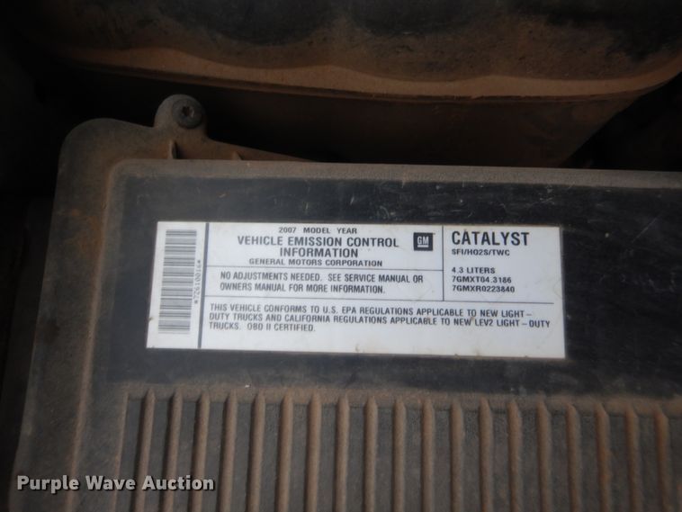 image for item HW9197 2007 Chevrolet Silverado 1500  pickup truck