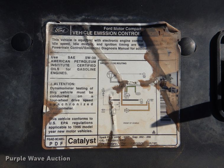 image for item HY9980 1996 Ford Crown Victoria Police Interceptor