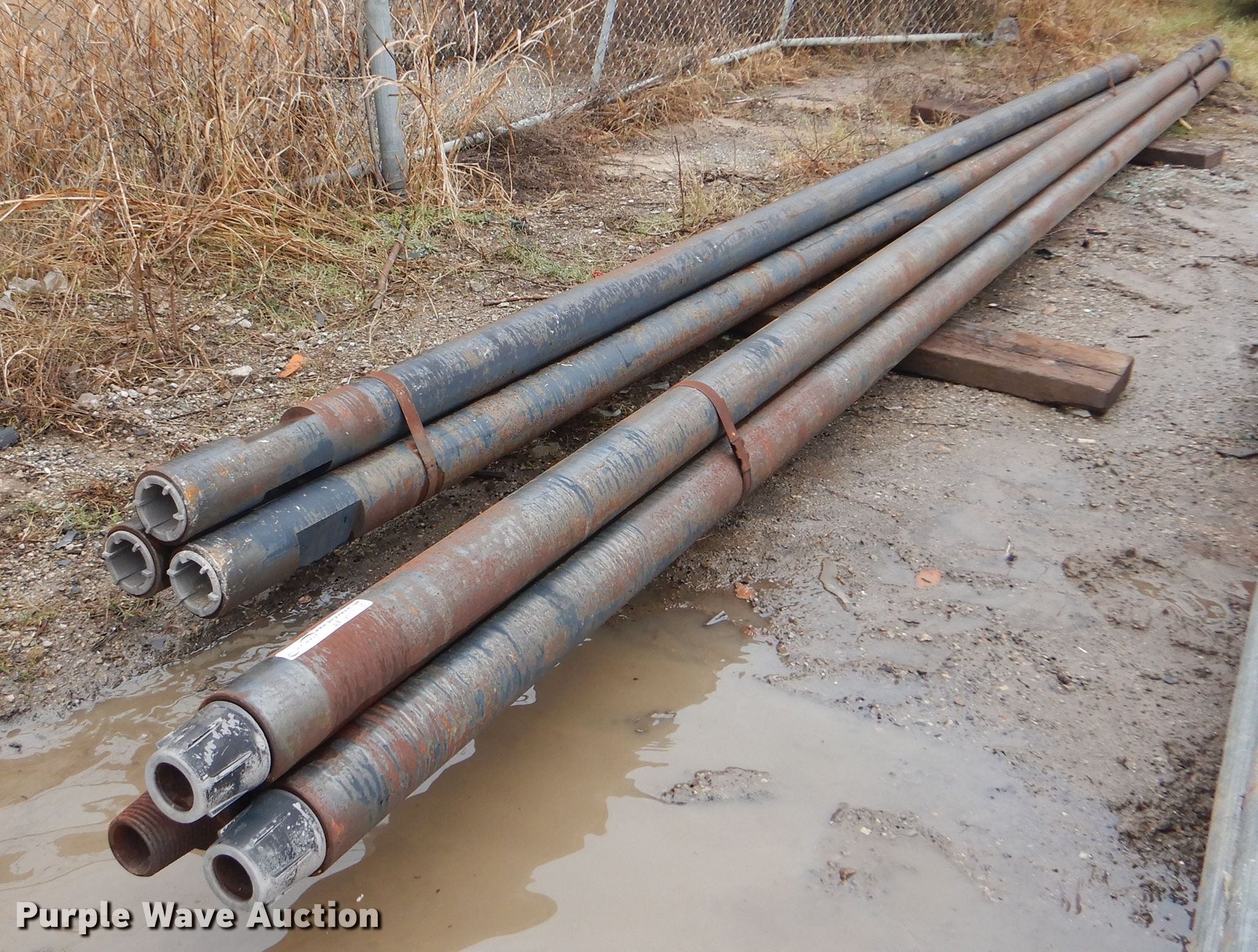 (6) heavy wall drill stems in Tulsa, OK Item AE9517 sold Purple Wave