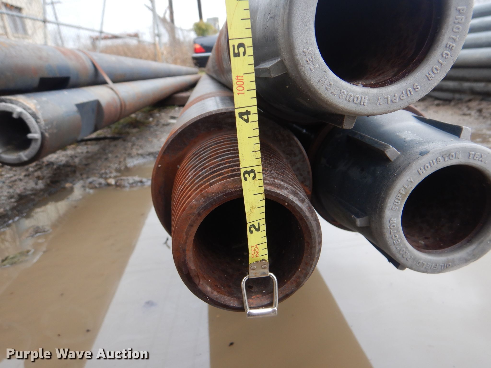 (6) heavy wall drill stems in Tulsa, OK Item AE9517 sold Purple Wave