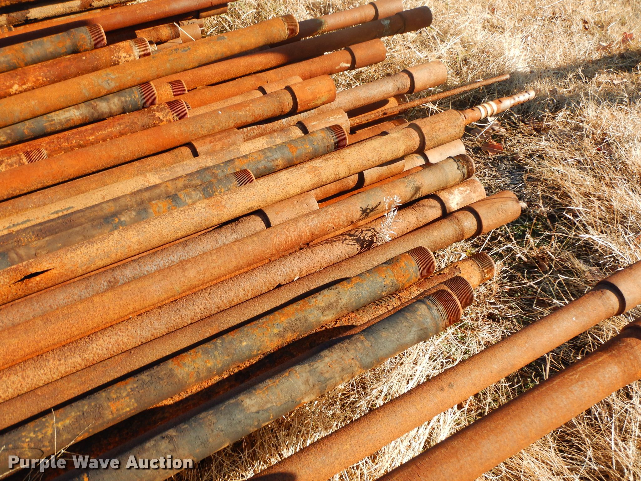 (20) oilfield pipes in Bartlesville, OK Item GK9600 sold Purple Wave