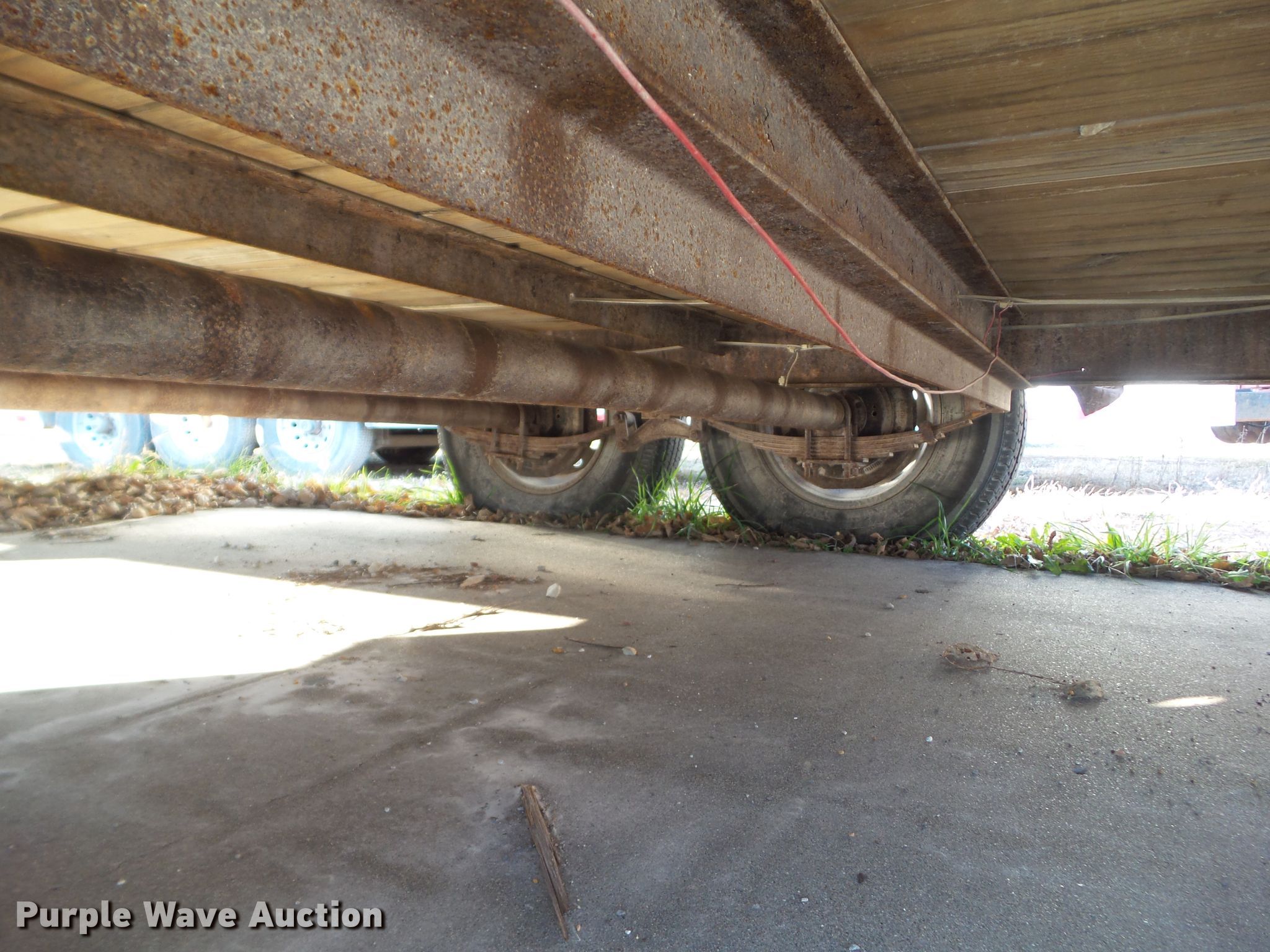 2015 M&C equipment trailer in Ottumwa, IA Item HF9777 sold Purple Wave