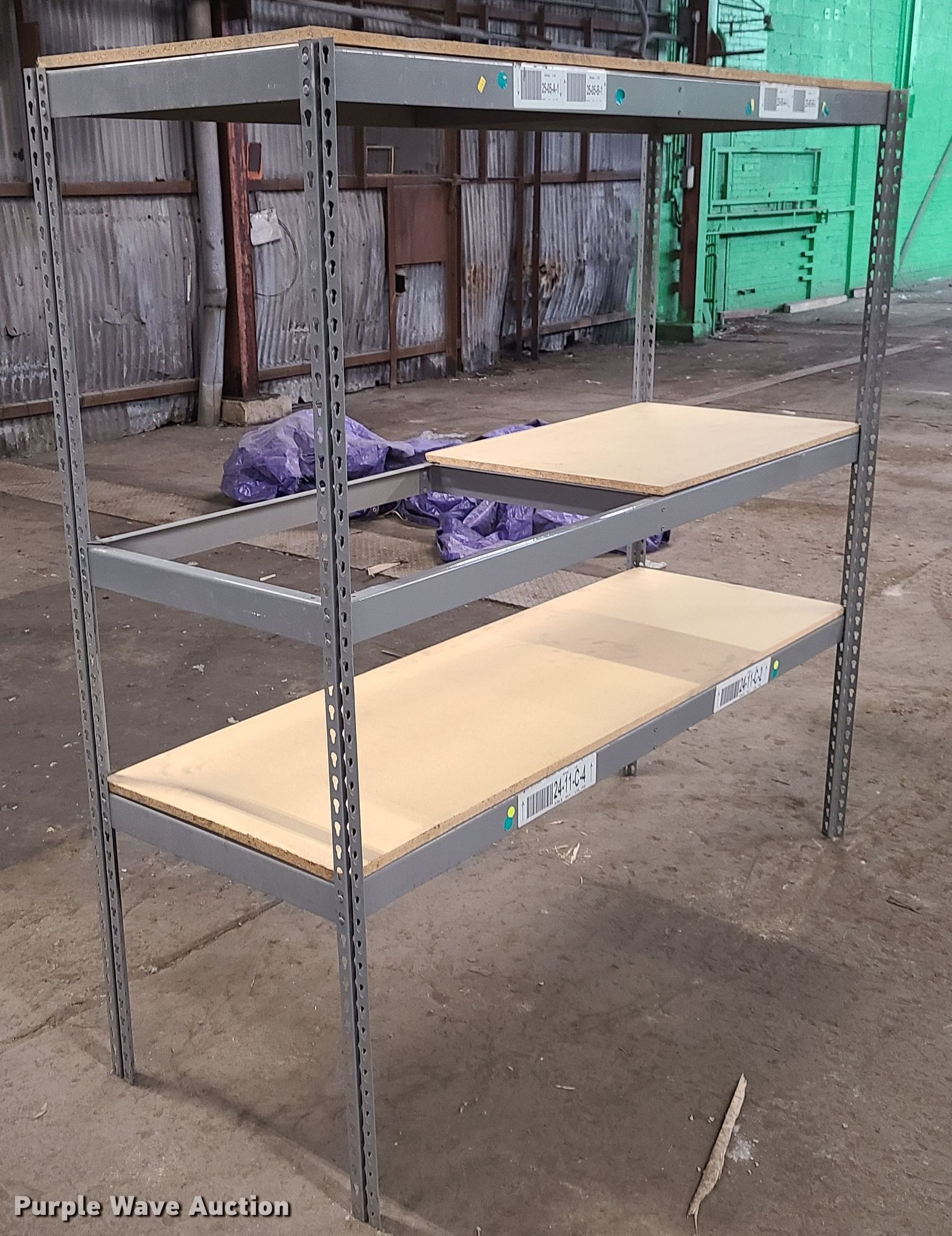 (10) shelving units in Kansas City, MO Item HM9841 sold Purple Wave