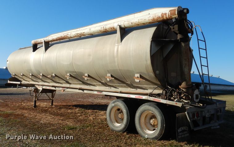 image for item AF9922 1990 Warren feed delivery trailer