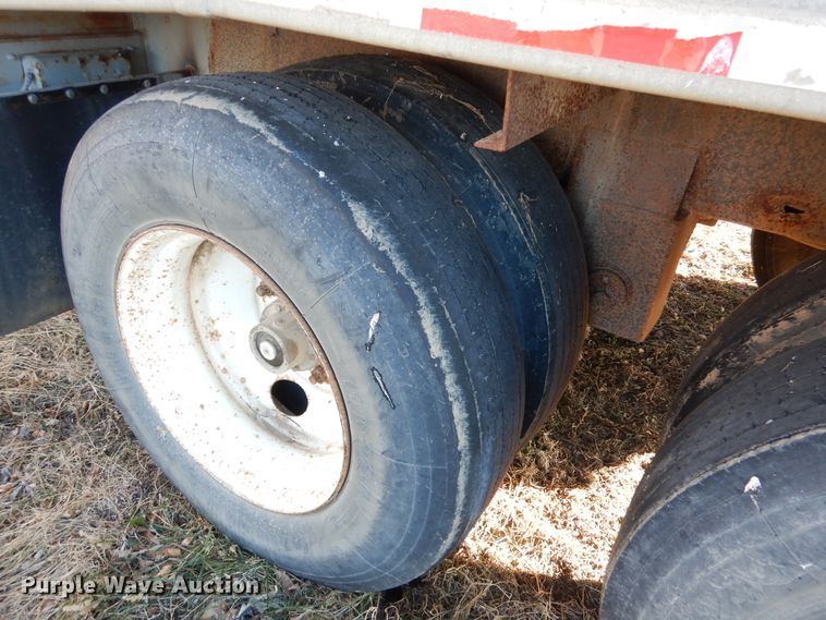 image for item AF9922 1990 Warren feed delivery trailer