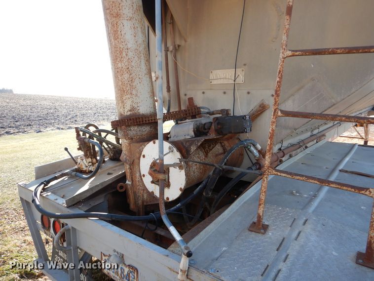 image for item AF9922 1990 Warren feed delivery trailer