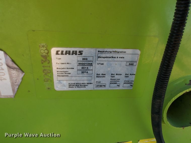 image for item DF4608 2014 Claas Orbis 900 rotary forage head