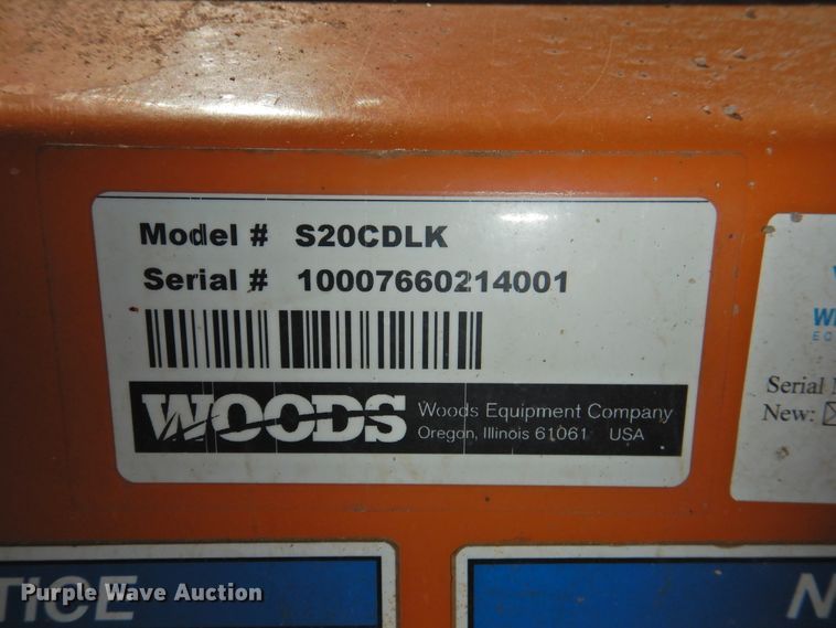 image for item DG1499 2020 Woods S20CDLK flail mower