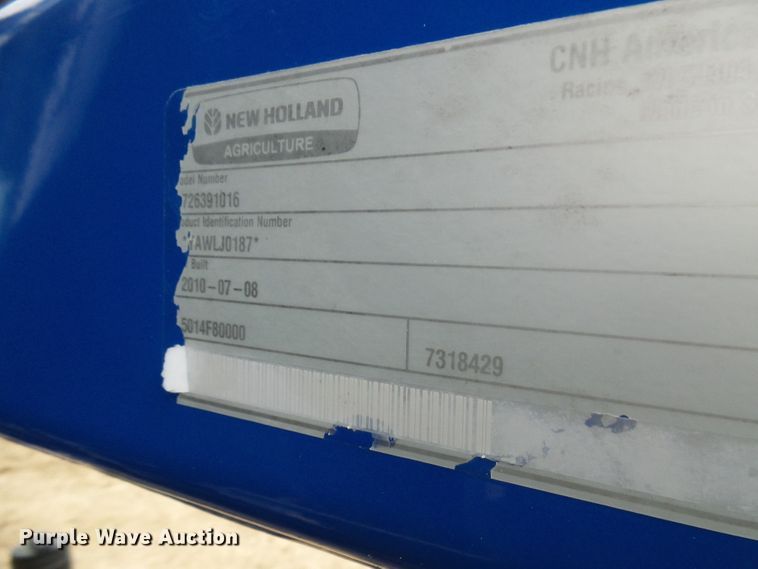 image for item DG2129 2011 New Holland T6050  MFWD tractor