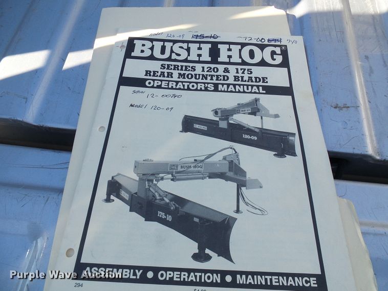 image for item DG2156 Bush Hog 120 blade