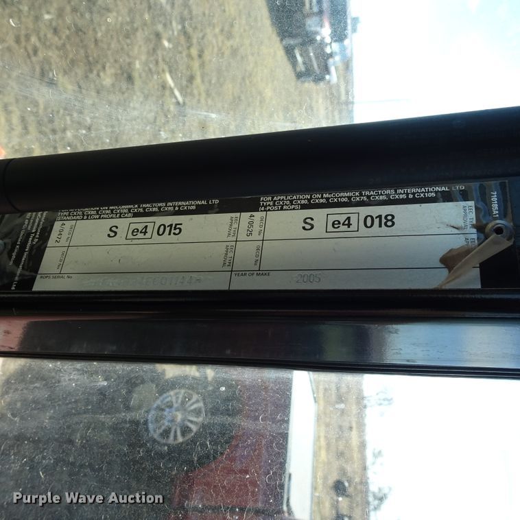 image for item DI0788 2006 McCormick CX75  MFWD tractor