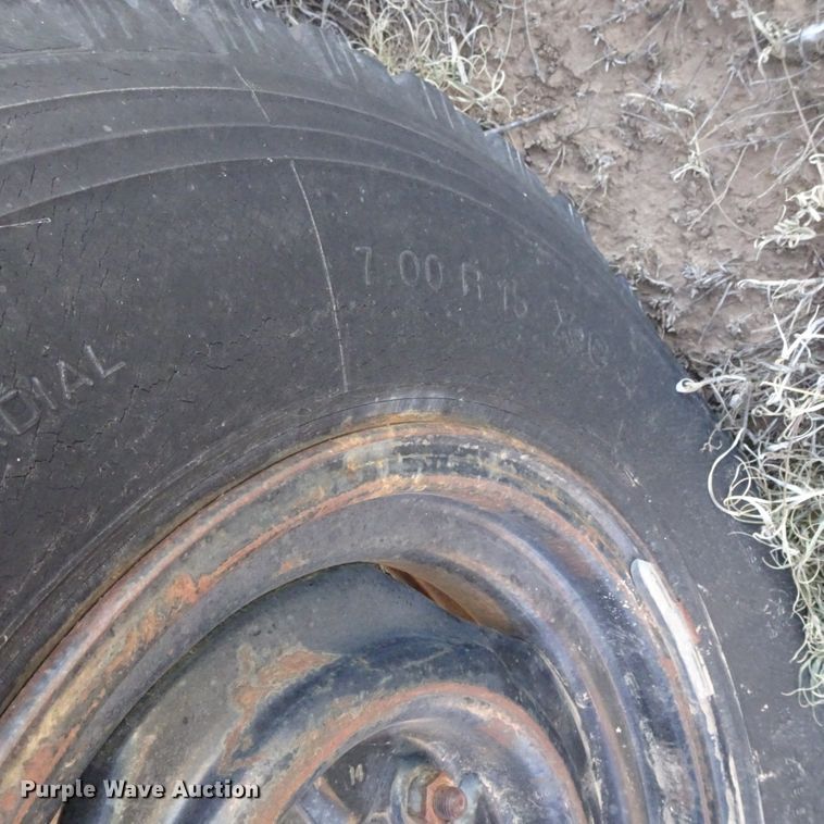 image for item DI0789 Shop built pickup truck bed trailer with spot sprayer