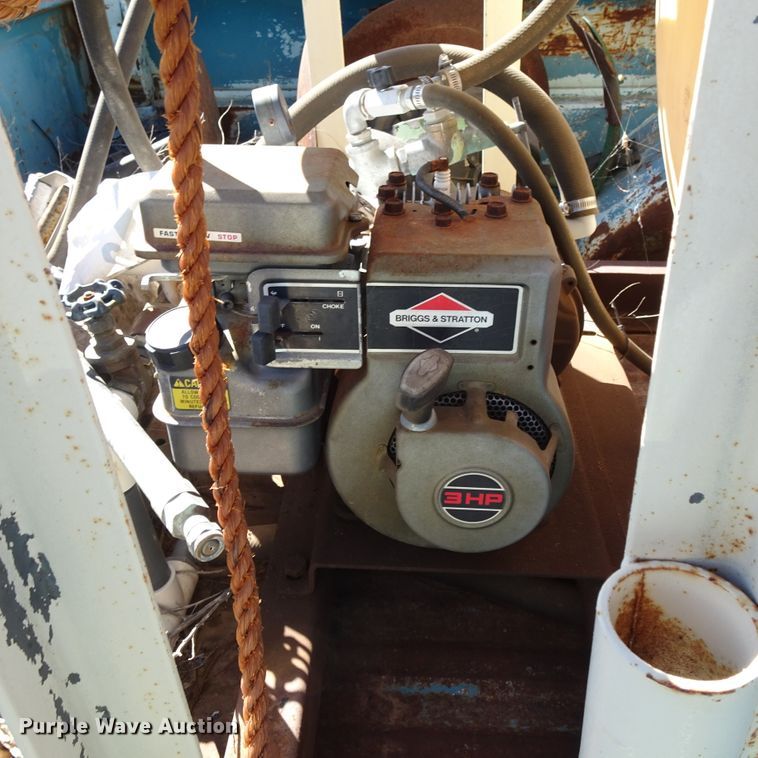 image for item DI0789 Shop built pickup truck bed trailer with spot sprayer