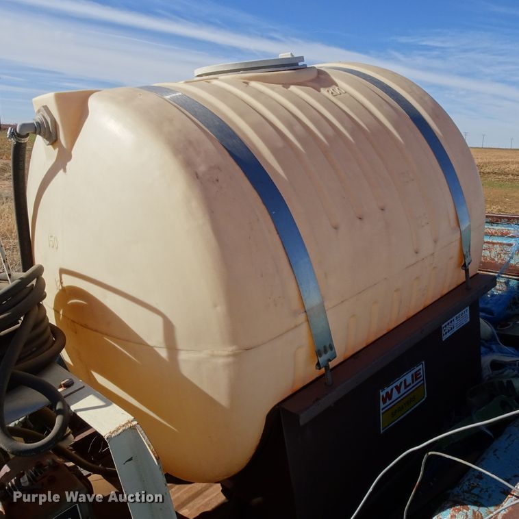 image for item DI0789 Shop built pickup truck bed trailer with spot sprayer