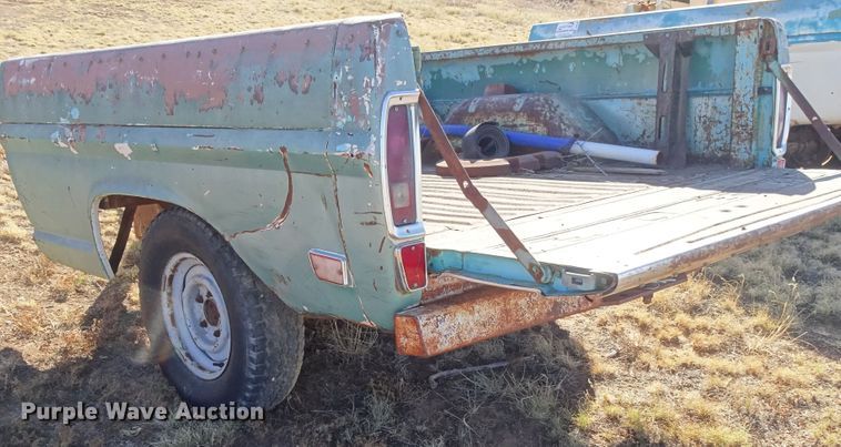 image for item DI0790 Shop built pickup bed trailer