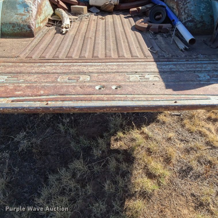 image for item DI0790 Shop built pickup bed trailer